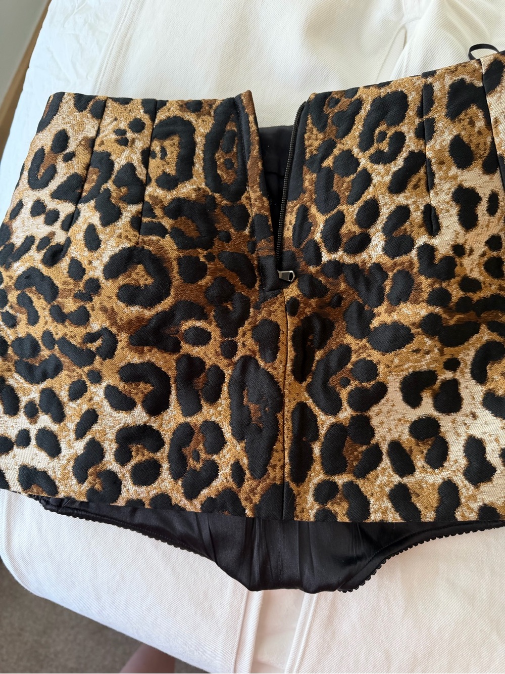 Dolce & Gabbana Leopard Micro Mini Skirt - Picture 7 of 8